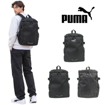 PUMA トレジャー スクエアデイパック 20L リュック 大容量 リュックサック かばん カバン 鞄 普段使い レディース メンズ ギフト プレゼント ブラック j20528