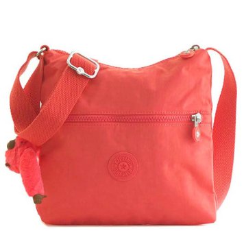キプリング Kipling バッグ K12199 67T ZAMOR ザマー 斜めがけショルダーバッグ GALAXY ORANGE 蛍光コーラルオレンジ系