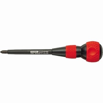 ベッセル ボールグリップドライバー +2×100mm No.225 P.2-100 4907587077325