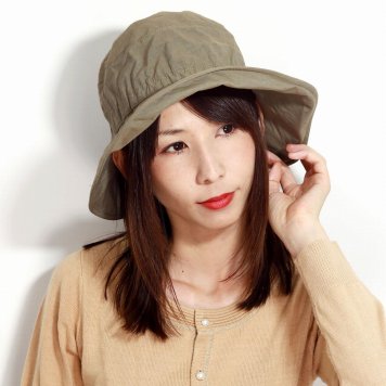 レディース ハット アウトドア 日よけ 秋 シャカシャカ素材 パッカブル ワイドブリム 帽子 ゴム入り 日焼け対策 女性用 収納 冬 折りたたみ可 ミセスハット ベージュ 母の日 プレゼント ギフト 祖母 贈り物