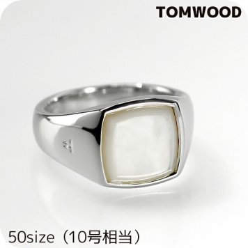トムウッド リング メンズ レディース ブランド TOMWOOD Kay Ring White MOP 50size 101283 シルバー アクセサリー
