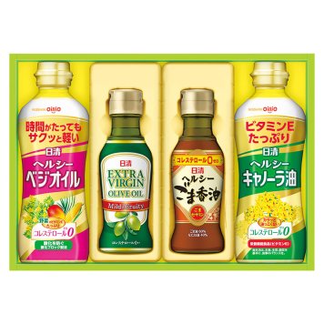 日清オイリオ オリーブオイル&バラエティオイルギフト  ／セット・詰め合わせ 油 調味料 食品 結婚祝い プレゼント ギフト 結婚内祝い 出産祝い 出産内祝い 送料無料 2026 送料無料 ギフト プレゼント プチギフト 内祝い 快気祝い 出産祝い 結婚祝い 引出物 新築祝い お返し