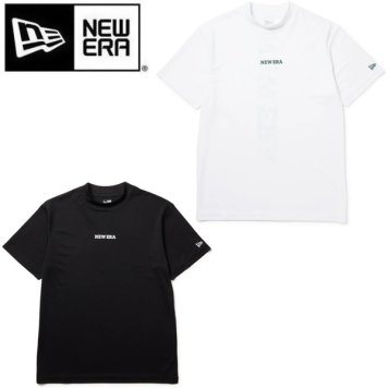 ニューエラ ゴルフ 半袖 ミッドネック 鹿の子 Tシャツ Vertical Logo  (14391494) (14391496) 2025年春夏モデル お誕生日祝い お祝い 記念品 お父さん 父の日 彼氏 男性 30代 40代 50代 60代  還暦祝い 敬老の日 人気プレゼント プレゼント