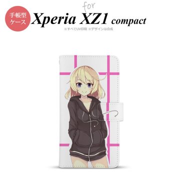 【手帳型 スマホ カバー ケース】【SO02K】【エクスペリア XZ1】手帳型 ケース SO-02K スマホ カバー Xperia XZ1 Compact エクスペリア キャラB ピンク nk-004s-so02k-dr1327【メール便送料無料】