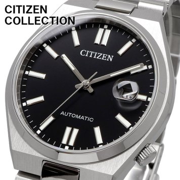 CITIZEN 腕時計 シチズン 時計 ウォッチ シチズン コレクション TSUYOSA Collection ツヨサ コレクション 自動巻き メカニカル ブラック メンズ NJ0150-81E [並行輸入品]
