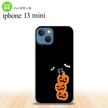 iPhone13mini iPhone13 mini ケース ハードケース ハロウィン カボチャ 連 小 黒  nk-i13m-408