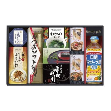 【ギフト対応無料】[和楽膳] 日清オイリオ食卓詰合せ (WJ-30E) [お中元][お歳暮] ※送料無料(北海道・沖縄は除く)