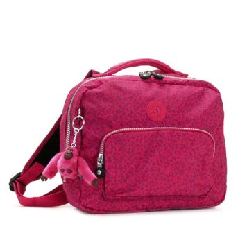 キプリング Kipling リュックサック K11833 134 KID IF キッドイフ バックパック WILD レッドピンク系＋アニマル柄