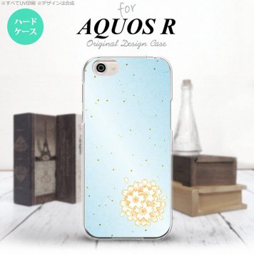 【SH03J】【スマホケース/スマホカバー】【アクオス R】SH03J スマホケース AQUOS R SH-03J カバー アクオス R 和サクラ 青 nk-sh03j-1275【メール便送料無料】