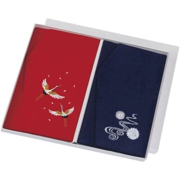 【ギフト対応無料】正絹ちりめん刺繍金封ふくさ 慶弔セット (013161) ※送料無料(ポスト投函)