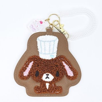 サンリオ シュガーバニーズ ダイカットパスケース ラブスイーツ ブラウン 定期入れ Sanrio