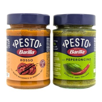 バリラ（ Barilla ）ペースト   パスタソース 2種アソート（ ロッソ、ペペロンチーノ ）1本で4人分   イタリア製   ch250903   家族　パーティー   イベント   ギフト