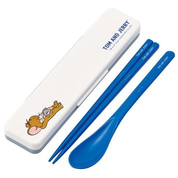 トムとジェリー おひるね 抗菌 音のならないコンビセット 箸18cm スケーター ※送料無料(ポスト投函)