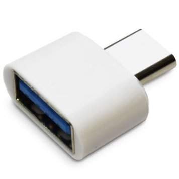 日本トラストテクノロジー 【メール便での発送商品】OTG USB(A)→USB TypeC変換コネクター ホワイト OTGU2TC-WH