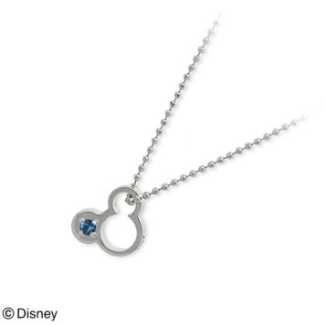 【送料無料】Disney ホワイトゴールド ネックレス 誕生石 20代 30代 彼女 レディース 女性 誕生日プレゼント 記念日 ギフトラッピング ディズニー Disneyzone 