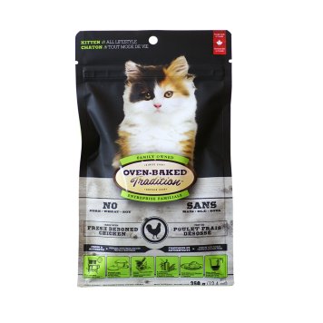 オーブンベイクド トラディション キャットフード キトン 350g（猫 無添加 ドライフード 子猫 総合栄養食）