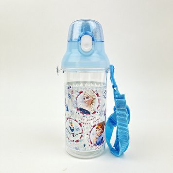 ディズニー アナと雪の女王 食洗機対応 クリアプラボトル ブルー ランチ 水筒 Disney