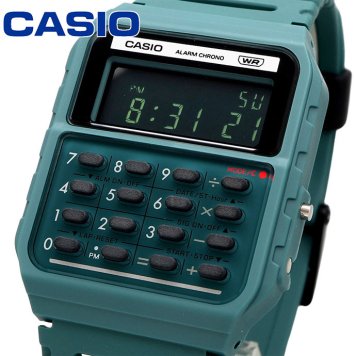 CASIO 腕時計 カシオ 時計 ウォッチ チープカシオ チプカシ カリキュレーター 電卓付 CA-53WB-3B バイオマスプラスチックバンド ユニセックス ブルーグリーン 海外モデル [並行輸入品]