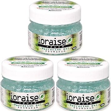 イオレイズ【ioraise】テラリウムジェル【100g】 お得な3個セット ペット 抗ウイルス カビ対策 イオン 爬虫類 飼育用品 ゲージ内 消臭 抗菌 飼育ケージ ペット飼育 ケージ・ゲート
