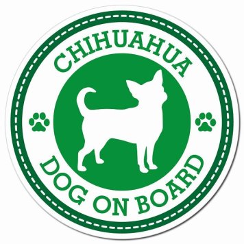 CHIHUAHUA チワワ グリーン 肉球 カーサイン 車 マグネットステッカー 犬 マグネット 強力 直径13cm 丸型 おしゃれ かわいい ドラレコステッカー 安全対策 危険運転 煽り運転 アニマル 動物 犬種別 屋外 防水 屋内 肉球マーク