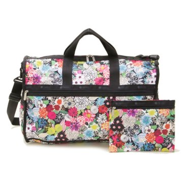 レスポートサック LeSportsac ボストンバッグ 斜めがけバッグ 7185 E141 LARGE WEEKENDER ラージウィークエンダー SUNLIGHT FLORAL フラワー柄マルチ