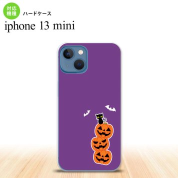 iPhone13mini iPhone13 mini ケース ハードケース ハロウィン カボチャ 連 小 紫  nk-i13m-409