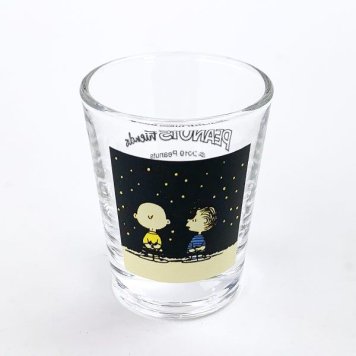 スヌーピー PEANUTS ミニグラス 夜空 グラス  マリモクラフト