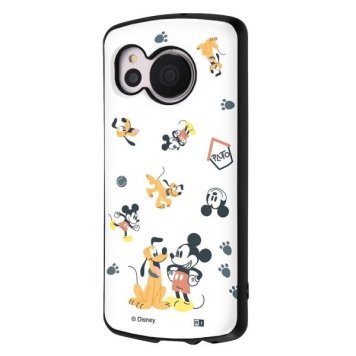AQUOS sense7 『ディズニーキャラクター』/耐衝撃ケース MiA/ミッキーマウスとプルート ※送料無料(ポスト投函)