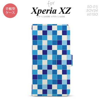 【手帳型 スマホ カバー ケース】【SO01J】【エクスペリア XZ 】手帳型 ケース SO-01J スマホ カバー XPERIA XZ エクスペリア スクエア 青 nk-004s-so01j-dr1020【メール便送料無料】