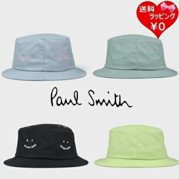 【送料無料】【ラッピング無料】ポールスミス Paul Smith 帽子 ウィメンズ Happy バケットハット 綿100%  ブランド 正規品 新品 ギフト プレゼント 人気 おすすめ 誕生日 記念日 クリスマス
