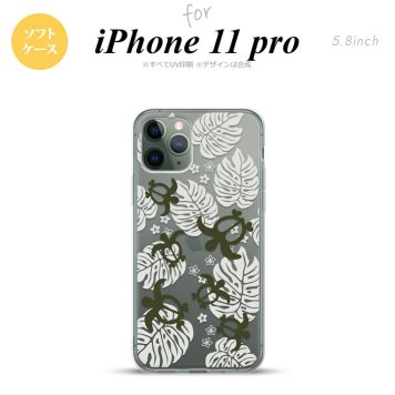 iPhone11Pro iPhone11 Pro スマホケース ソフトケース ホヌ 小 クリア 白 メンズ レディース nk-i11p-tp1461