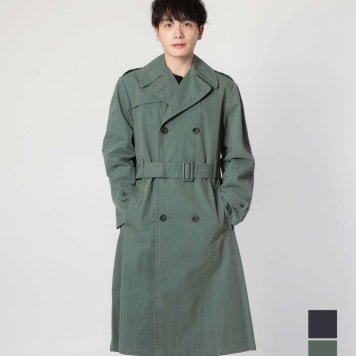 メゾン マルジェラ MAISON MARGIELA S67AH0036 S78035 コート メンズ アウター トレンチコート ベルト付き ビジネス カジュアル ダブルブレスト コットン 秋冬 おしゃ