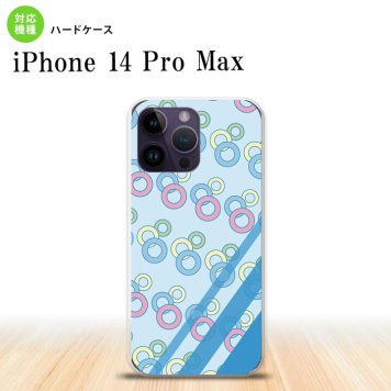 iPhone14 ProMax iPhone14 Pro Max スマホケース 背面ケース ハードケース 丸 青 2022年 9月発売 nk-i14pm-1663