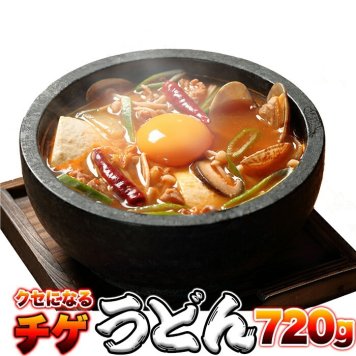 チョイ辛うま チゲうどん 4食(180g×4) 饂飩 うどん 本場香川のさぬきうどんです！！やみつき、つるつる麺に絡むチョイ辛チゲスープ付（粉末）です。 チゲ饂飩