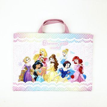 ディズニー プリンセス キルトチャームバッグ ピンク トートバッグ スクール キッズ Disney