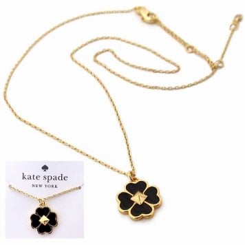 Kate spade ケイトスペード アウトレット スペード & スタッズ エナメル ミニ ペンダント ネックレス O0RU3241