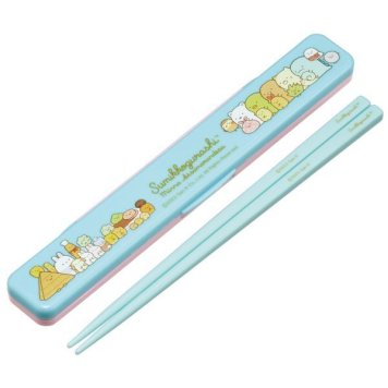 すみっコぐらし みんなあつまるんです 抗菌 音のならない箸・箸箱セット 箸18cm スケーター ※送料無料(ポスト投函)