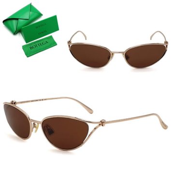 BOTTEGA VENETA ボッテガヴェネタ BV1330S-003 サングラス ノーズパット メンズ レディース ユニセックス ゴールド ブラウン