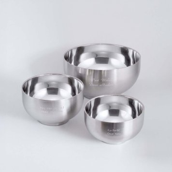 【名入れ無料】ダブルウォール ステンレスボウル ステンレス二重構造どんぶり 熱を伝えにくい丼