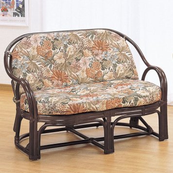 今枝商店 Romantic Rattan ラブソファー【沖縄・離島配達不可】 Y550B