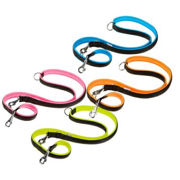 イタリアferplast社製　エルゴ フルオ ERGO FLUO 多機能 リード 2頭引き GA15/200  犬 りーど 伸縮 リード さんぽグッズ 散歩用品 お出かけ お散歩グッズ
