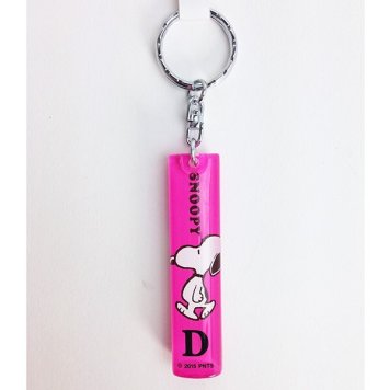 ピーナッツ スヌーピー アクリルスティックキーホルダー イニシャル D グッズ  (MCOR)