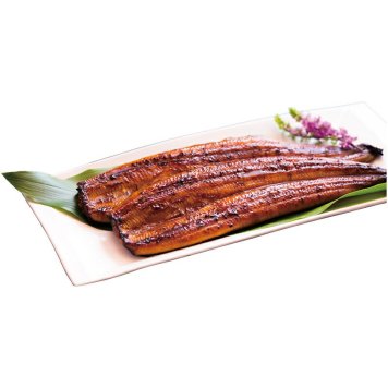 夏の贈り物お中元 九州産うなぎ蒲焼（長焼2尾） 鰻楽 うなぎ長焼（140g）×2、山椒付きタレ×4