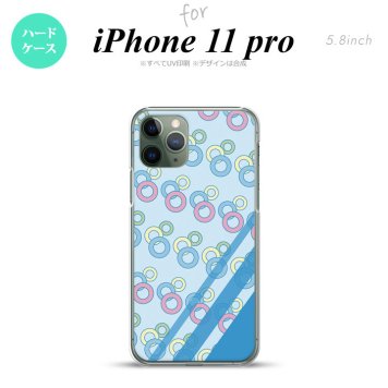 iPhone11Pro iPhone11 Pro スマホケース ハードケース 丸 青 メンズ レディース nk-i11p-1663