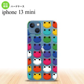 iPhone13mini iPhone13 mini ケース ハードケース カエル かえる B 透明  nk-i13m-166