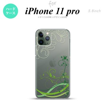 iPhone11Pro iPhone11 Pro スマホケース ハードケース 草 ボタニカル 緑 メンズ レディース nk-i11p-1627