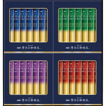 AGF ちょっと贅沢な珈琲店 スティック ブラックギフト [26-0426-092] ZST-20D インスタントコーヒー 珈琲 4種のブレンド 産地別の深い香りとコク 甘さなし 贈り物 プレゼント お中元 お歳暮 内祝い 御礼 お返し ギフト