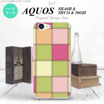【SH04H】【スマホケース/スマホカバー】【アクオス ゼータ】SH04H スマホケース AQUOS ZETA SH04H カバー アクオス ゼータ パッチワーク風 ミックスF nk-sh04h-1676【メール便送料無料】