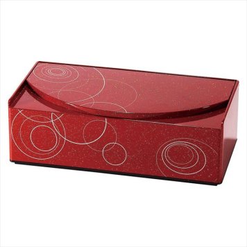 山中塗 ミラー付ティッシュBOX（シルバーライン）　 2699  内祝 内祝い お祝 御祝 記念品 出産内祝い プレゼント 快気祝い 粗供養 引出物