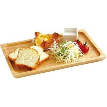 ヤマコー 木製カフェトレイ ノーマル(ナチュラル) PKH0102